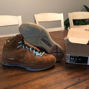 WORN ONCE! Hazelnut Lebron X